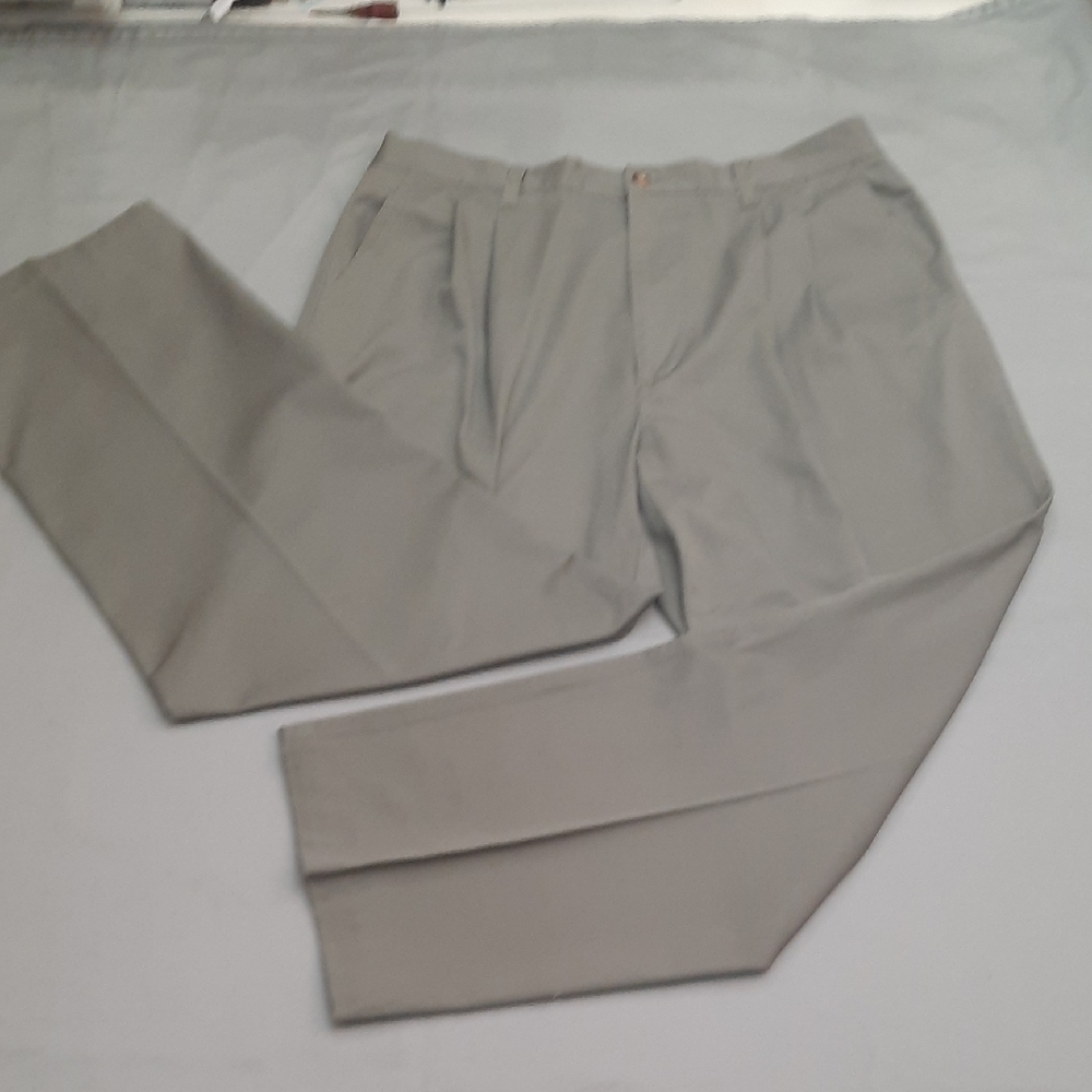 Puritan Men's Dress Soft Gray Khakis - Tag size 38X30 - 33X27.5